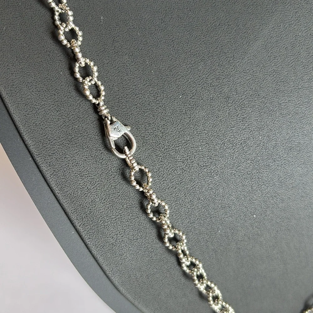 LAGOS 🎉HP🎉 Sterling Silver Maya Charoite Station Necklace